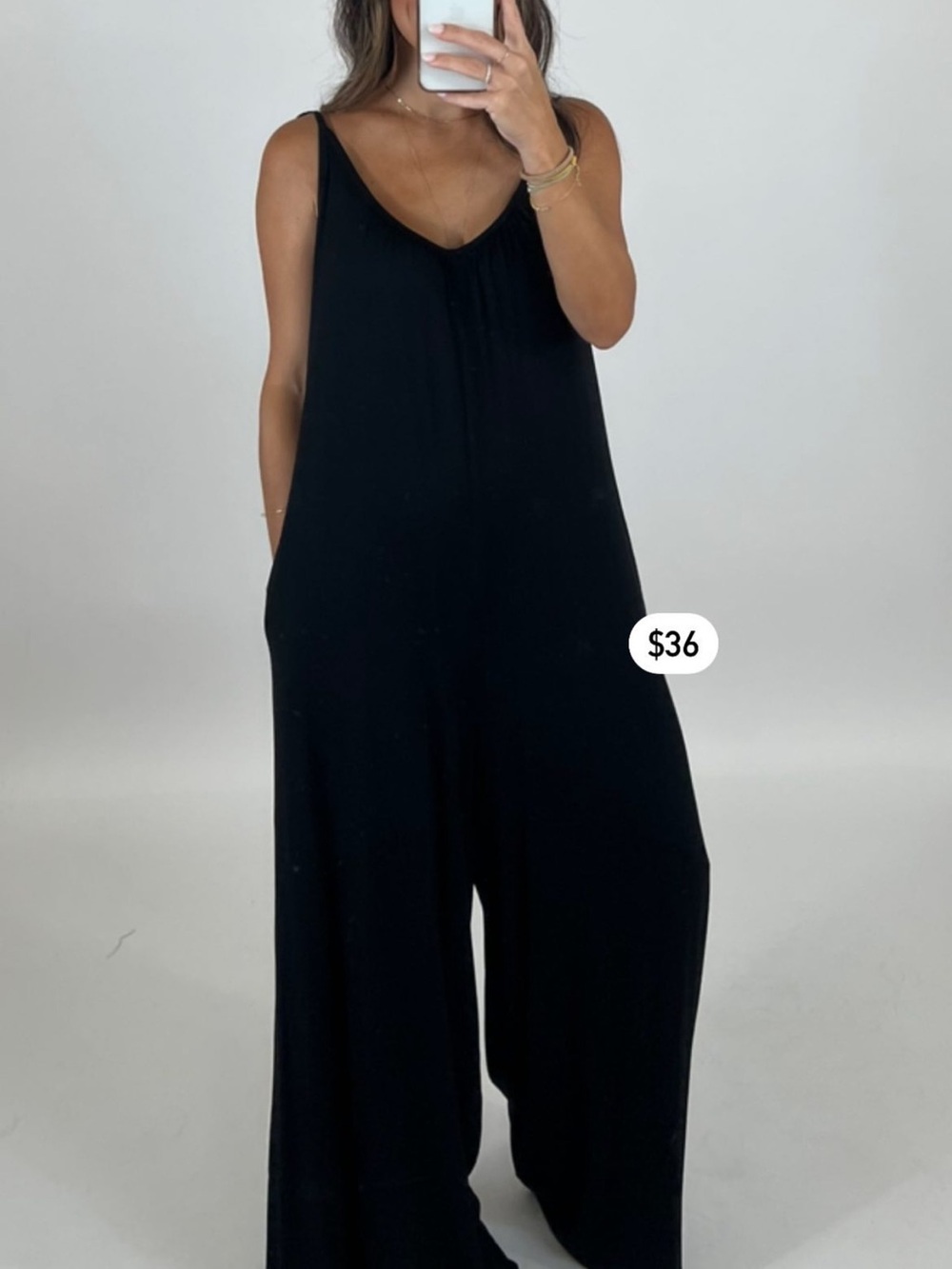 Shop Talulah Black August Wide-Leg Jumpsuit